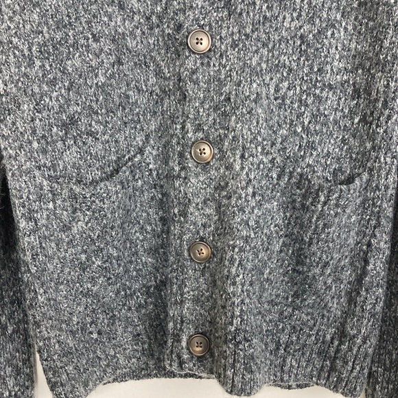 Old Navy Grandpa Cardigan Gray Button Front Size Small - Picture 4 of 11